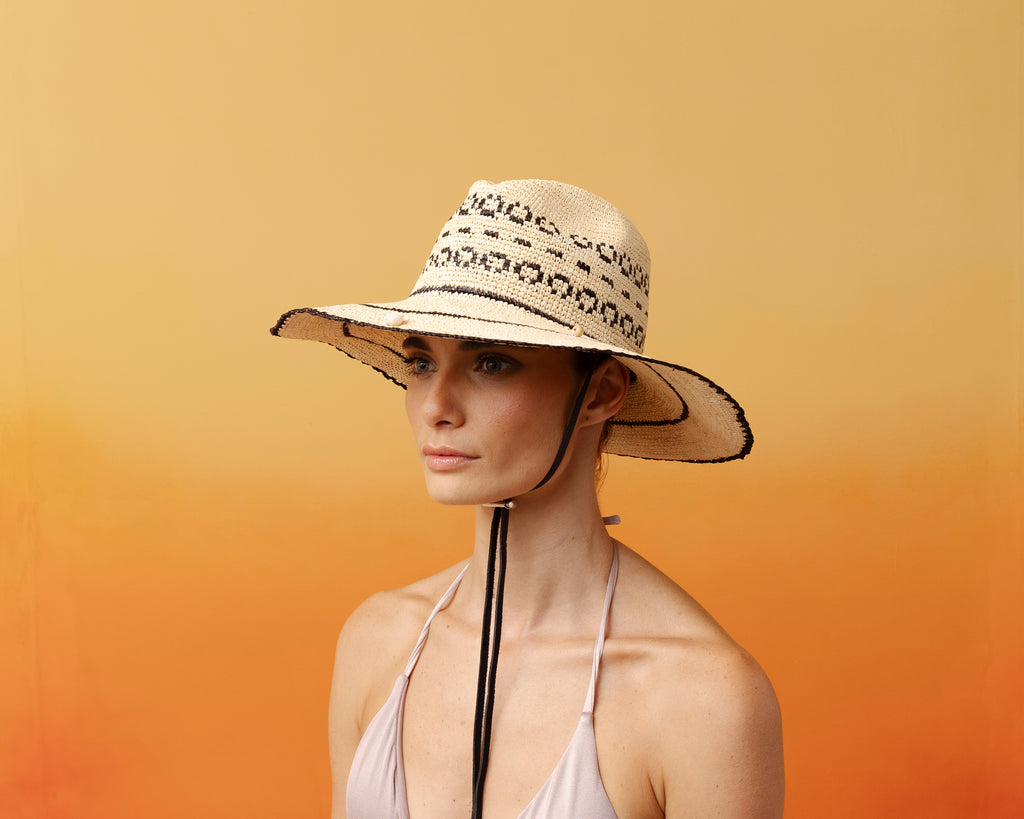 Toquilla Panama hat long brim crochet – Sensi Studio display picture 3