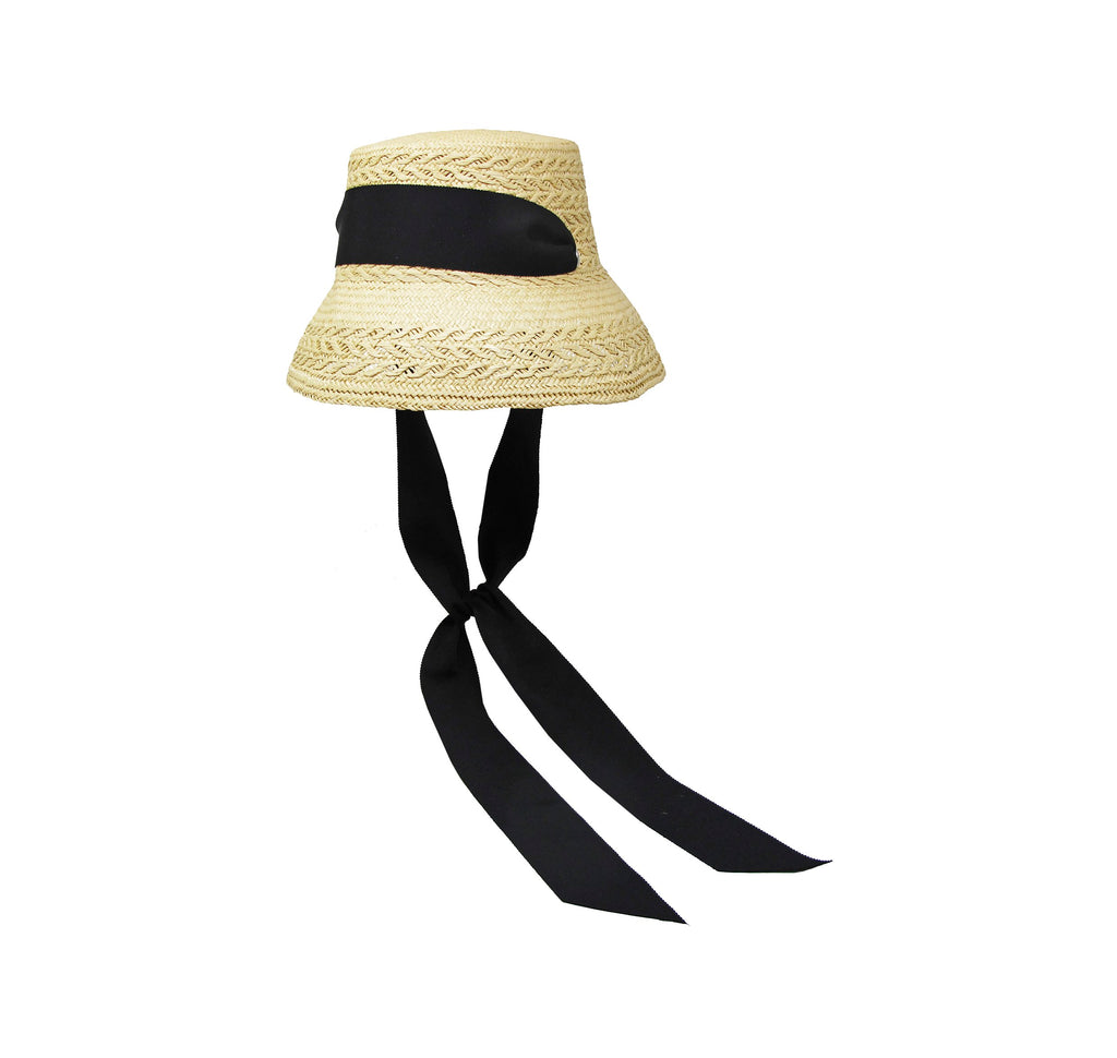 SENSI STUDIO TEXTURIZED STRAW LAMP SHADE Sensi Studio - Aguacate Hat | Lucette Collection main image 3