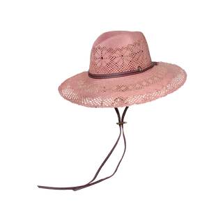 Pattern Panama Hat Long Brim
