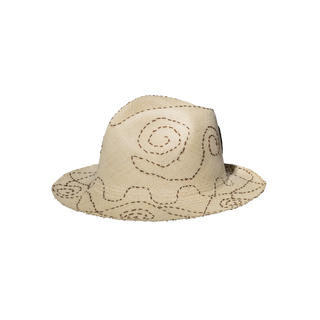 Panama Classic Hat with Embroidery