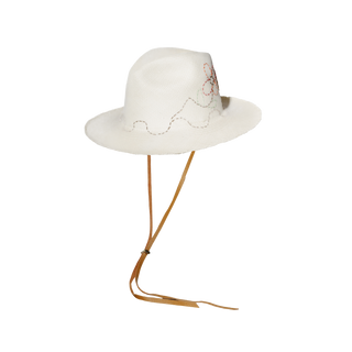 Panama Classic Hat with Embroidery