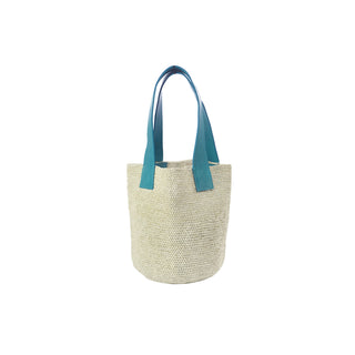 Mini "El Viajero" woven straw bag