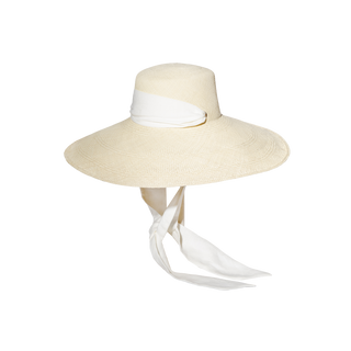 Extra Long Brim Cordovan with Adjustable Grosgrain Ribbon Band