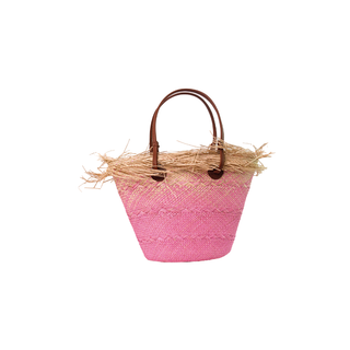Baby Ombré Basket with Frayed border