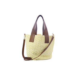 Seashells Soft Maxi Tote with Leather Handle