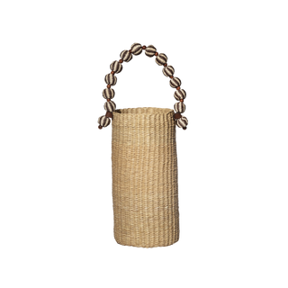 Beaded Tall Bucket Bag