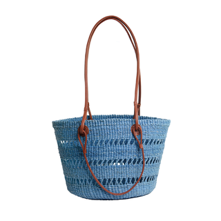Open Weave Beach Basket Bag