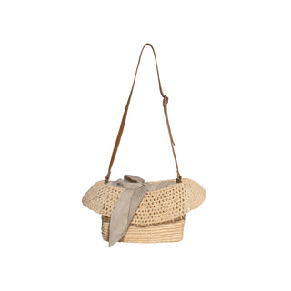Toquilla Straw Linen Kit Bag