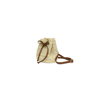 Open weave fanny pack mochila