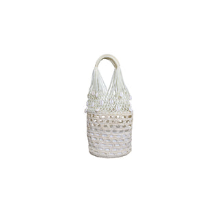 Seashell embriodered Mercado basket