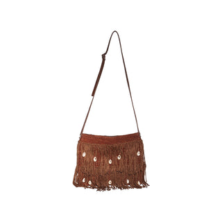 Toquilla Straw Fringe Bag