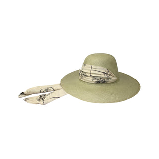 "El Viajero" Panama Hat With Adjustable Printed Fabric Band