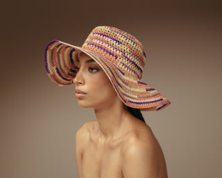 "Hippie Fiesta" Crochet hat