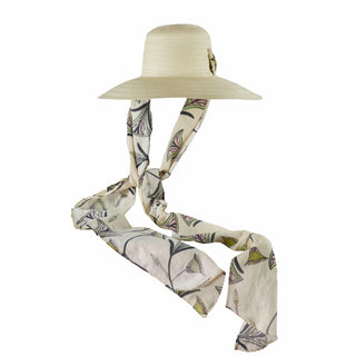 “El viajero” Textured Hat with Adjustable Fabric Band