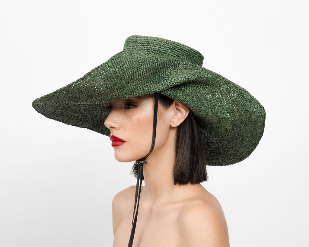 Lady Ibiza Extra Long Brim Crochet Hat – Sensi Studio