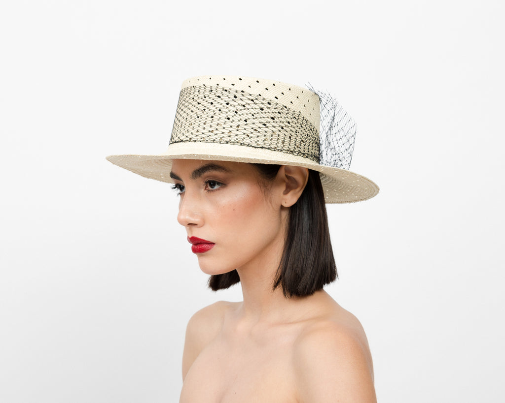 Open Weave Cordovan Hat – Sensi Studio