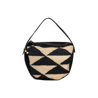 Sisal Leather Shoulder Bag