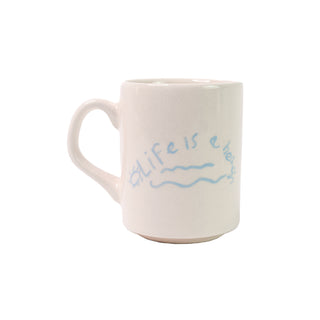 Ceramic Mug “Life is a Beach” (Set of 4)