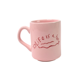 Ceramic Mug “Life is a Beach” (Set of 4)