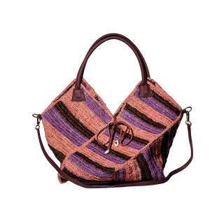 La Aventurera Striped Carry All
