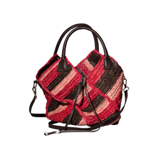 La Aventurera Striped Mini Bag