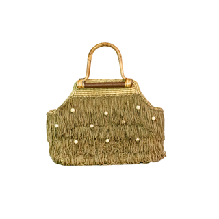 Fringed Beach Basket bag