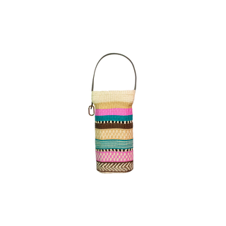 "El cantaro" woven straw multicolor Maxi bucket