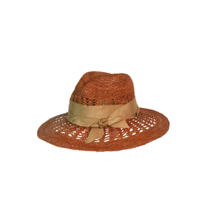 Open Weave Crochet Panama Hat