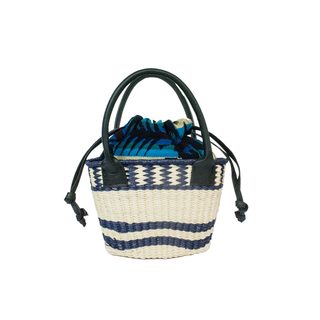 Mini Tote with Andean fabric cosmetic bag