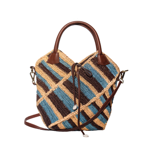 La Aventurera Striped Mini Bag