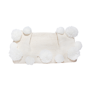 Sisal Mini Pouch with Pompoms