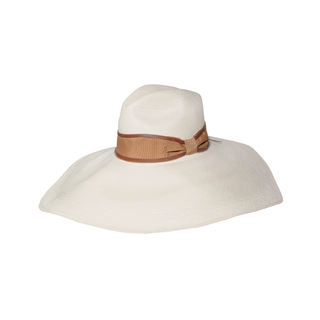 Aguacate Hat Extra Long Brim with Medium Band & Leather