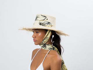 "El campesino" hat with adjustable fabric band