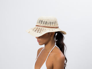 Open weave Crochet Hippie Hat