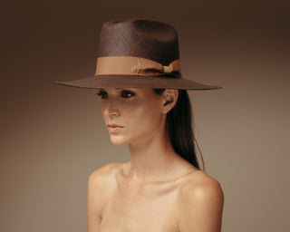 Texas Long Brim hat with Italian bow