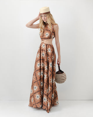 High Neck Cut Out Dress