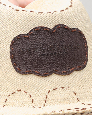 Panama Classic Hat with Embroidery