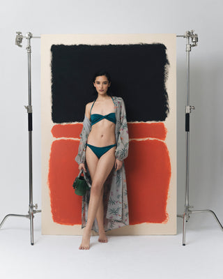 Twisted Bandeau Bikini Top & Bottom