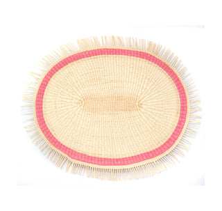 Frayed Oval Placemat (Set of 6 units)