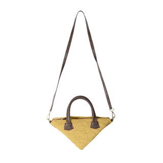 Triangle Straw Handbag