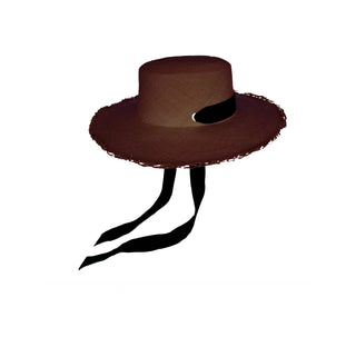 Long Brim Cordovan Hat