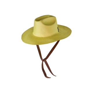 "Llano" Texas Long Brim With Ribbon and Leather Band