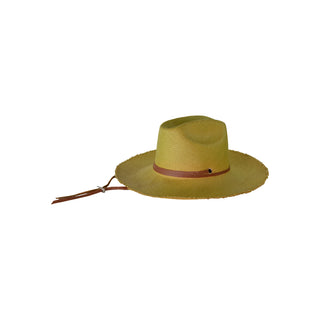 "Llano" Frayed Texas Long Brim With Adjustable Leather Band