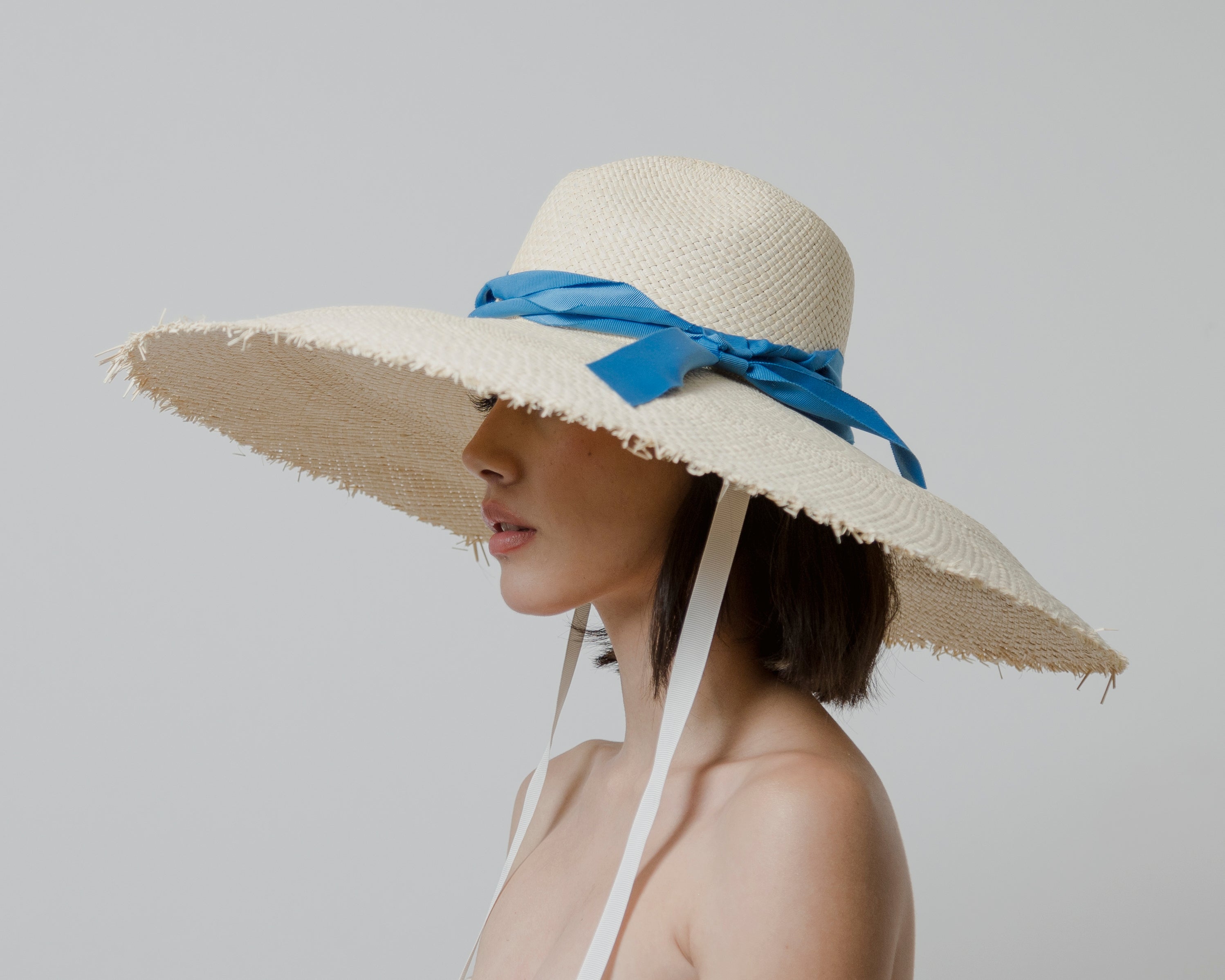 Straw Hat Extra Long Brim Hat Ayabe Extra Wide Brim