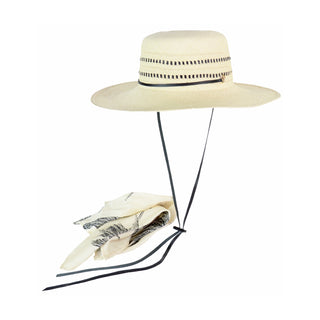 "Ginebra" Hat With Leather Band and Handkerchief