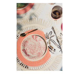 Two Tones Round Placemat (Set of 2)