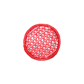 Open weave round Placemat with coaster (Set of 2 Units)