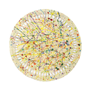 "Pollock" Round Placemat (Set of 2)