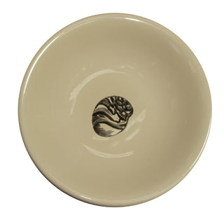 Ceramic Tea Cup & Tea Plate “Conchas de la Isla Cream” (Set of 4)