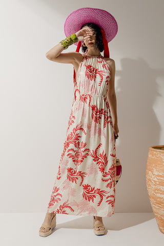 Halter Maxi Cover Up